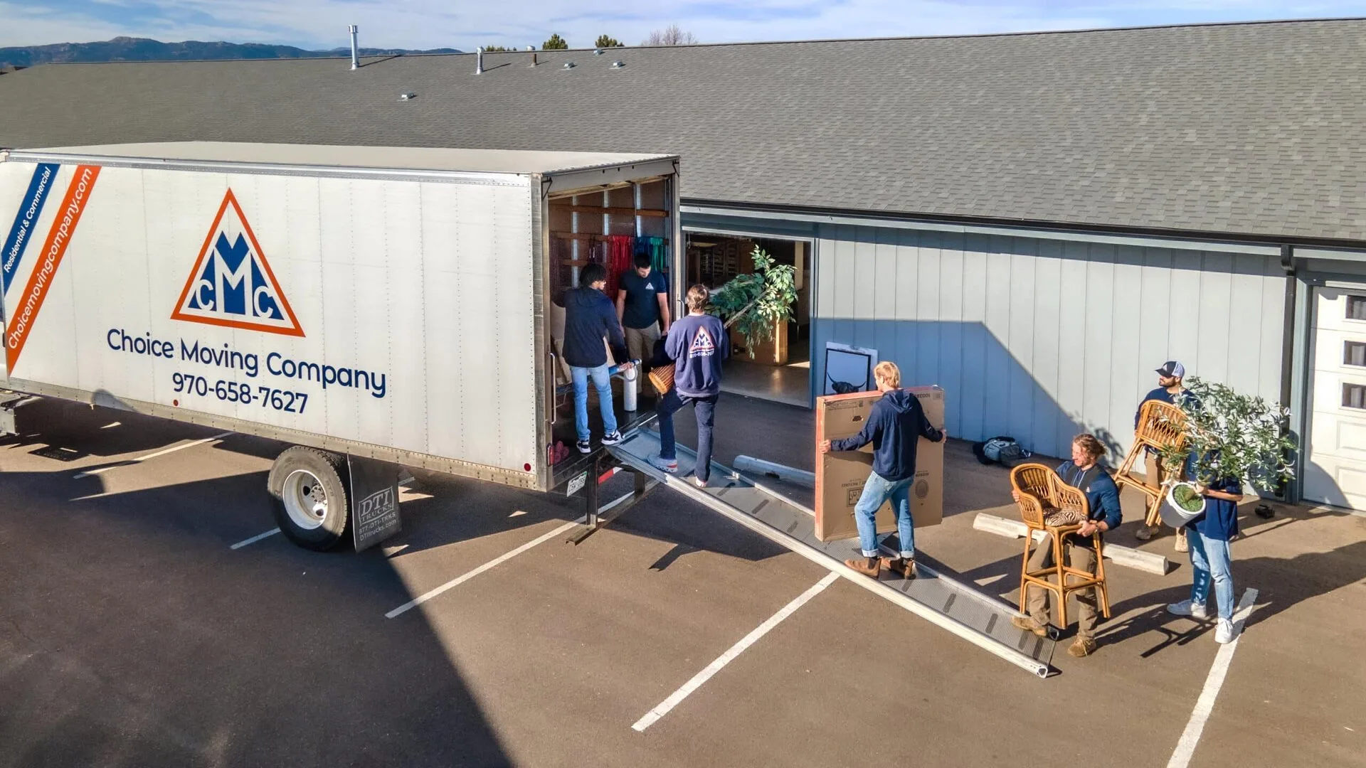 Choice Moving Company professional moving services in Fort Collins, Denver, the Front Range, Greeley, Loveland, Timnath, Wellington, Windsor, Northern Colorado, and the Denver metro area
